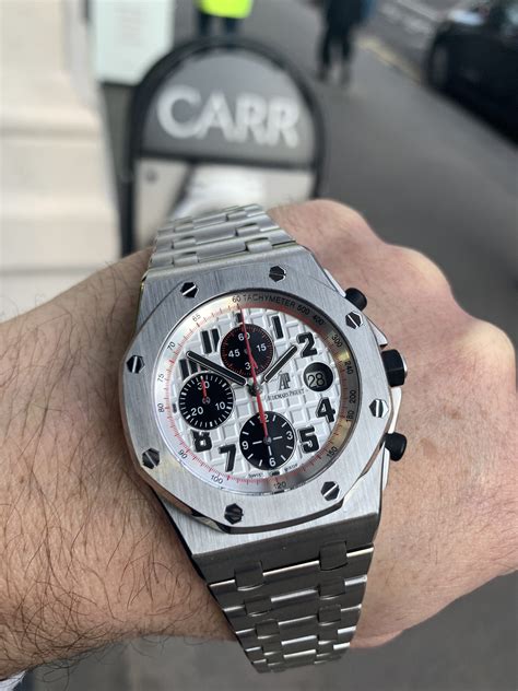 audemars piguet royal oak panda for sale|audemars piguet panda.